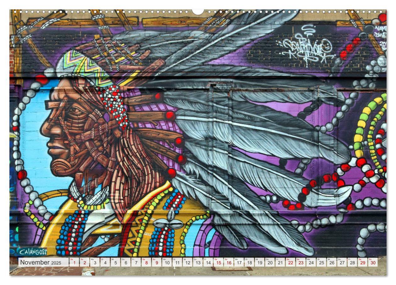 Bild: 9783435138722 | American Street Art - tätowierte Wände (Wandkalender 2025 DIN A2...