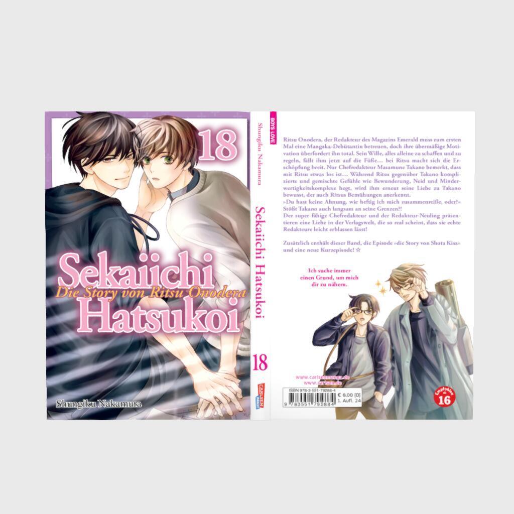 Bild: 9783551792884 | Sekaiichi Hatsukoi 18 | Boyslove-Story in der Manga-Redaktion | Buch