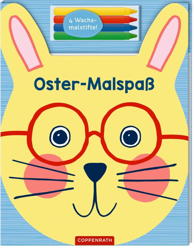 Cover: 9783649641148 | Oster-Malspaß | 4 Wachsmalstifte | Maike Taddicken | Buch | 80 S.