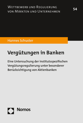 Cover: 9783848775521 | Vergütungen in Banken | Hannes Schuster | Taschenbuch | 596 S. | 2022