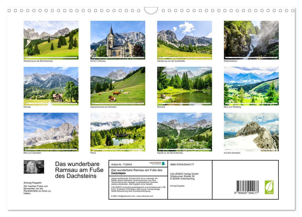 Bild: 9783435044177 | Das wunderbare Ramsau am Fuße des Dachsteins (Wandkalender 2025 DIN...