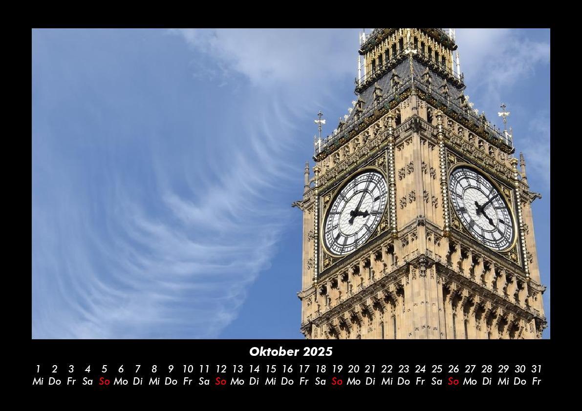 Bild: 9783755978572 | London 2025 Fotokalender DIN A3 | Tobias Becker | Kalender | Kalender