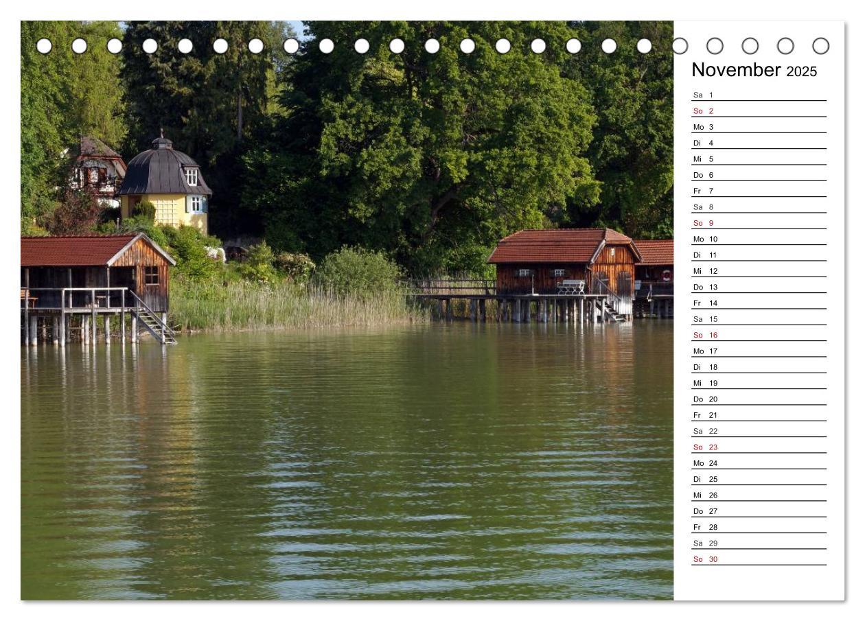 Bild: 9783435513918 | Seestärke - Der Ammersee (Tischkalender 2025 DIN A5 quer), CALVENDO...