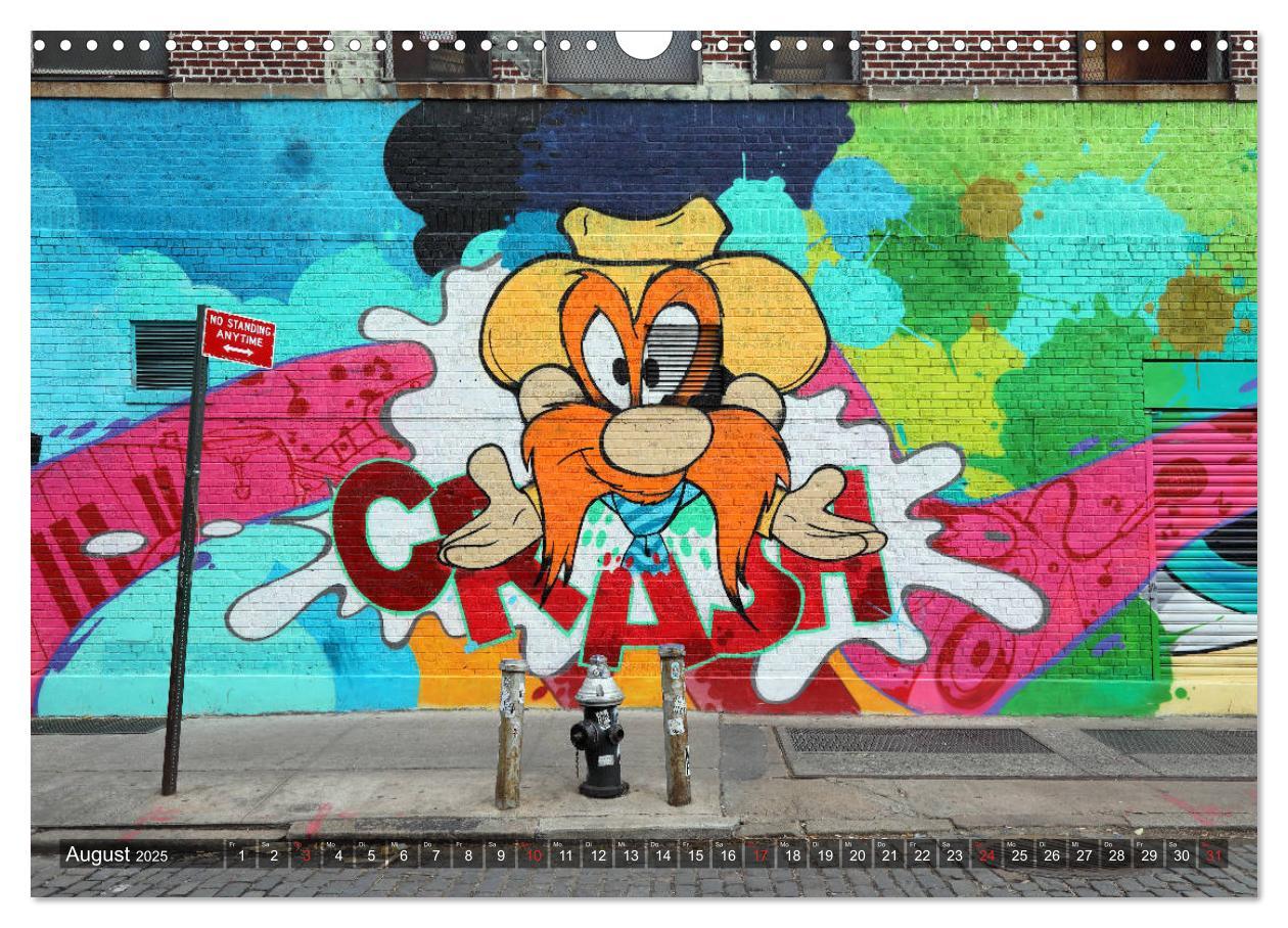 Bild: 9783435166374 | Straßenkunst in New York - Graffiti und Murals (Wandkalender 2025...