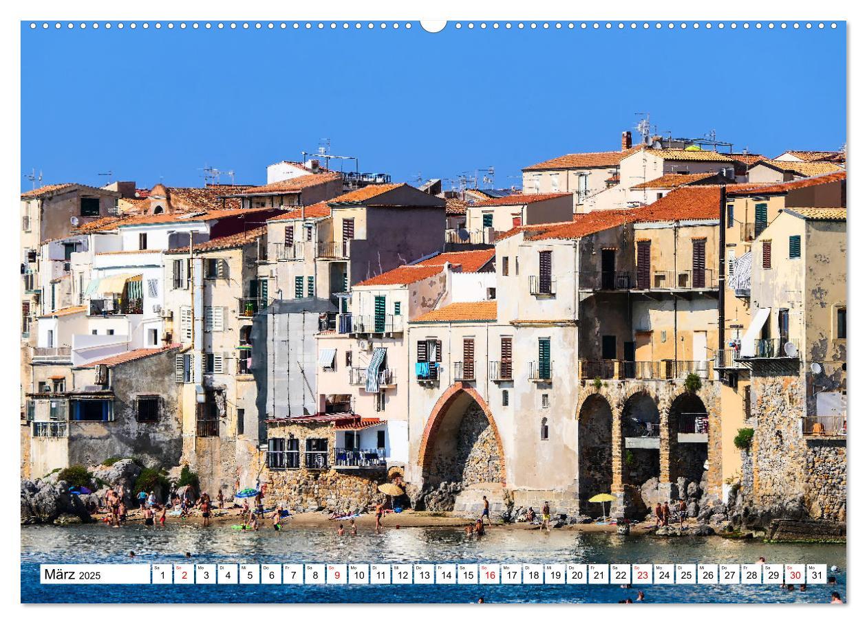 Bild: 9783383793660 | Cefalù Perle Siziliens (Wandkalender 2025 DIN A2 quer), CALVENDO...