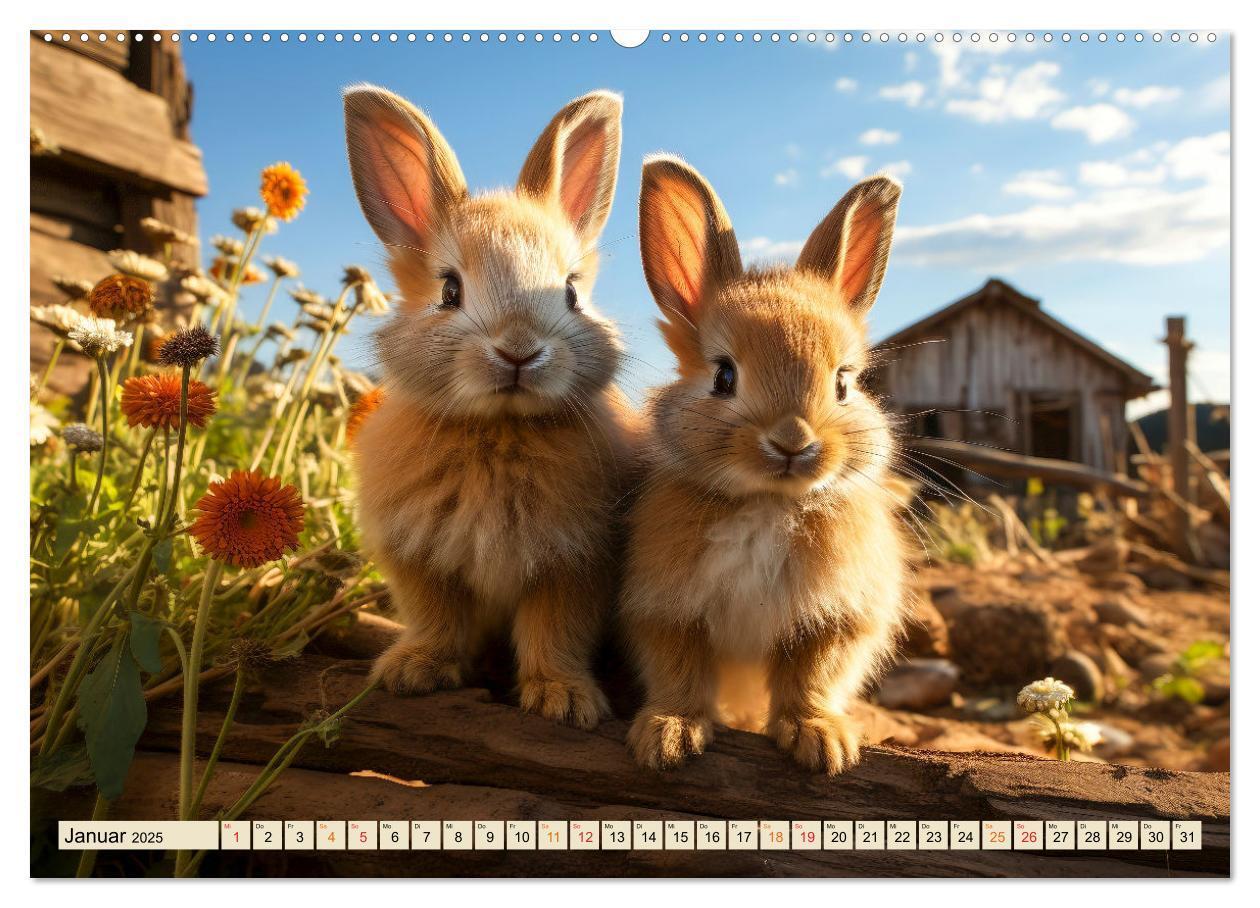 Bild: 9783383838439 | Viele Tiere auf dem Bauernhof (hochwertiger Premium Wandkalender...