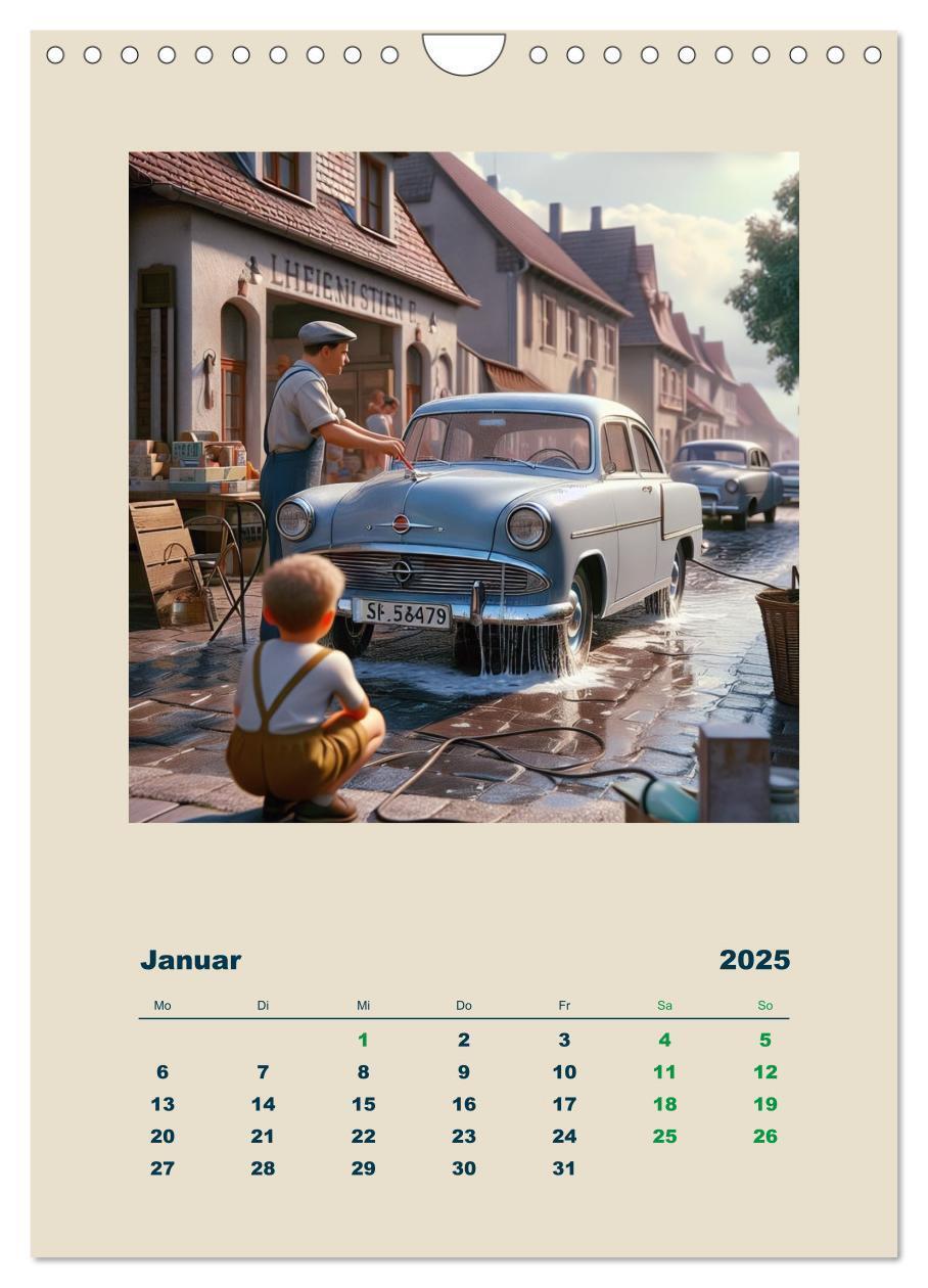 Bild: 9783383770593 | Gute alte Zeit der sechziger Jahre (Wandkalender 2025 DIN A4 hoch),...