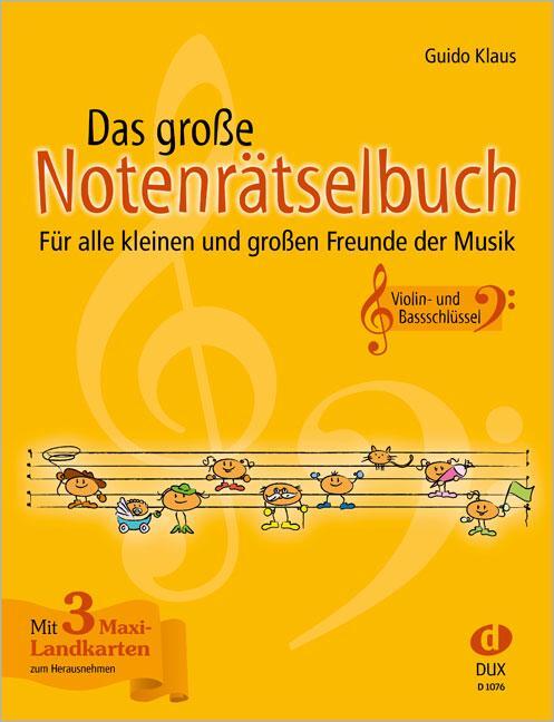 Cover: 9783868490039 | Das große Notenrätselbuch | Violin- und Bassschlüssel | Guido Klaus