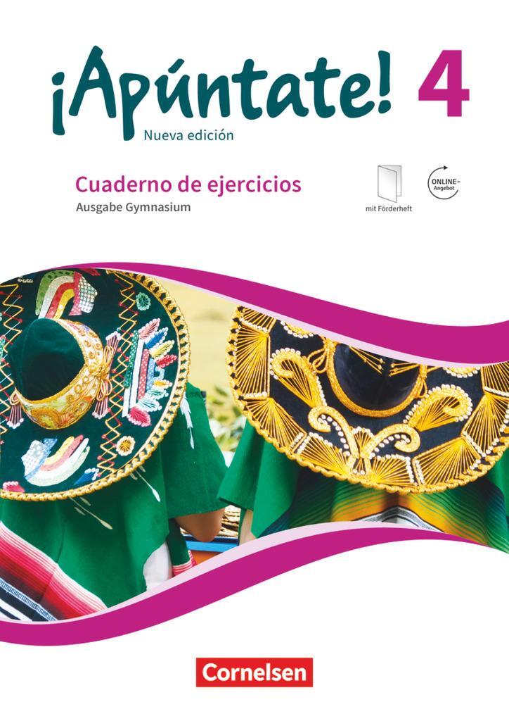 Cover: 9783061213794 | ¡Apúntate! Band 4 - Gymnasium - Cuaderno de ejercicios. Mit...