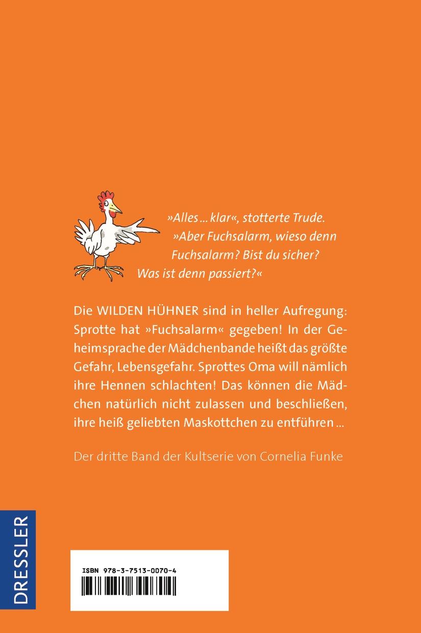 Rückseite: 9783751300704 | Die Wilden Hühner 3. Fuchsalarm | Cornelia Funke | Taschenbuch | 2021