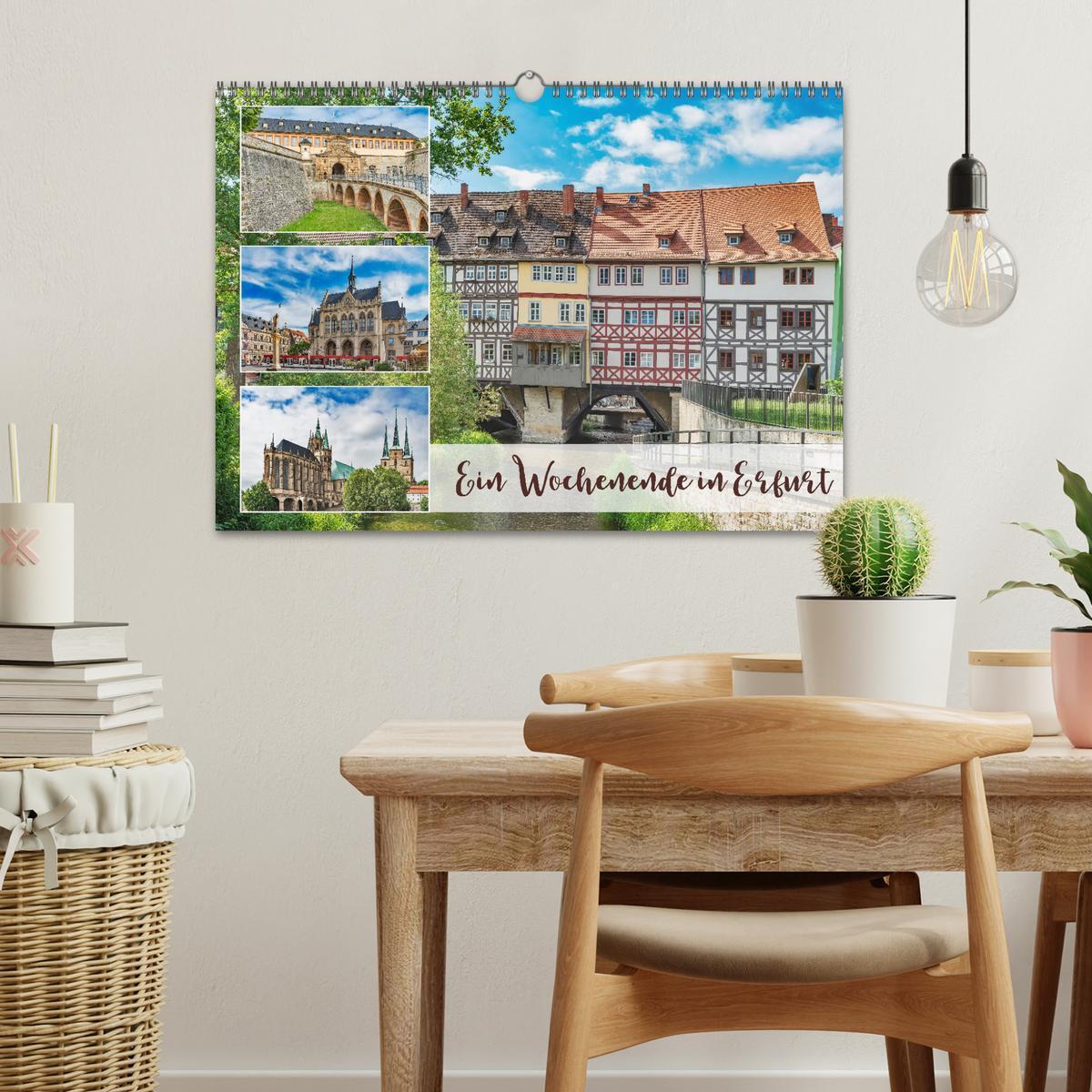 Bild: 9783435123032 | Ein Wochenende in Erfurt (Wandkalender 2025 DIN A3 quer), CALVENDO...