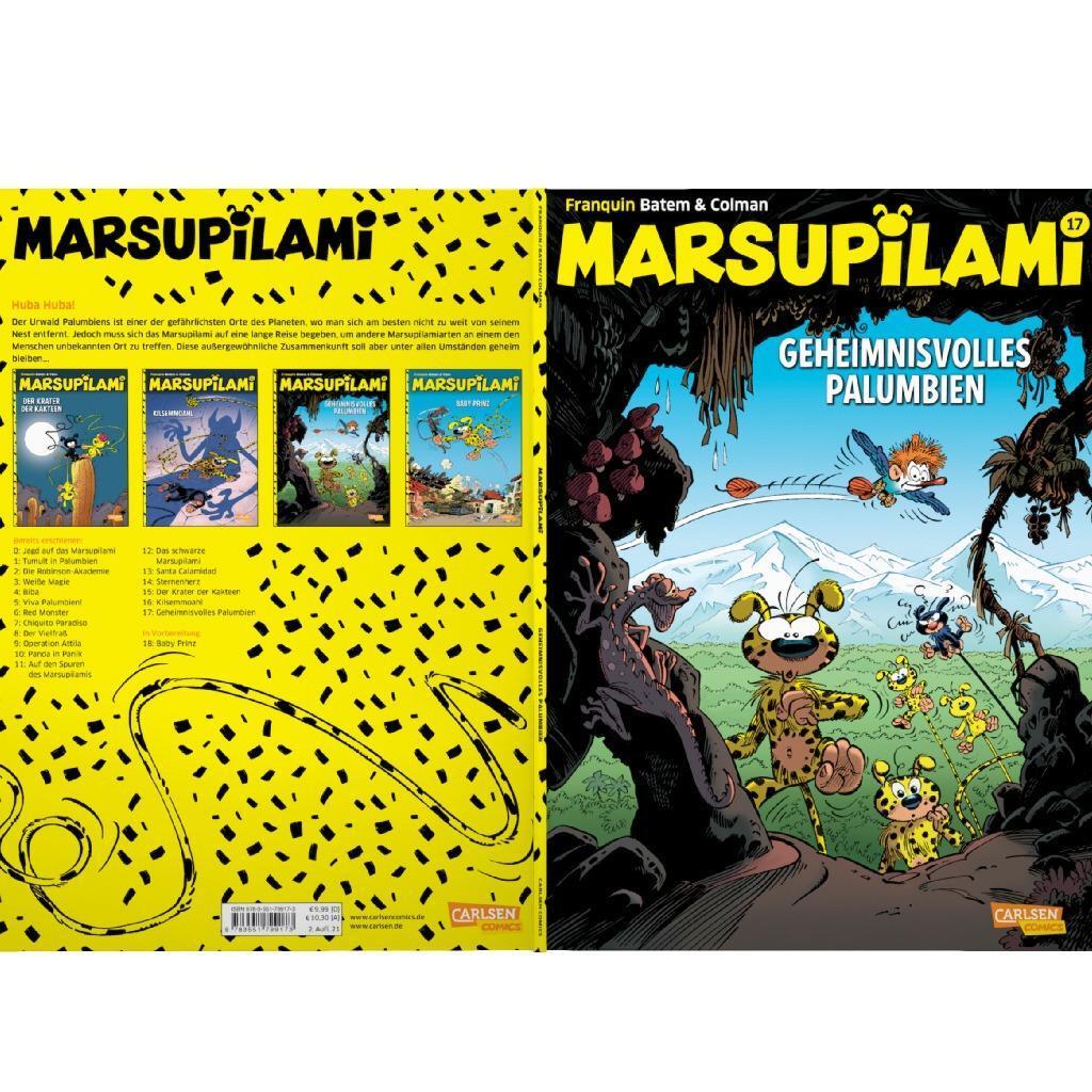 Bild: 9783551799173 | Marsupilami 17: Geheimnisvolles Palumbien | Stéphan Colman (u. a.)