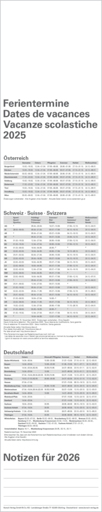 Bild: 9783731879640 | XXL Planer Großdruck rot 2025 | Korsch Verlag | Kalender | 13 S.