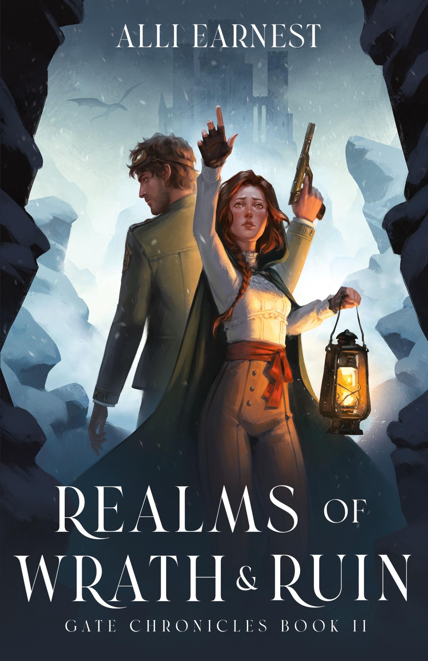 Cover: 9798988329206 | Realms of Wrath and Ruin | A Science Fantasy Romance Series | Earnest