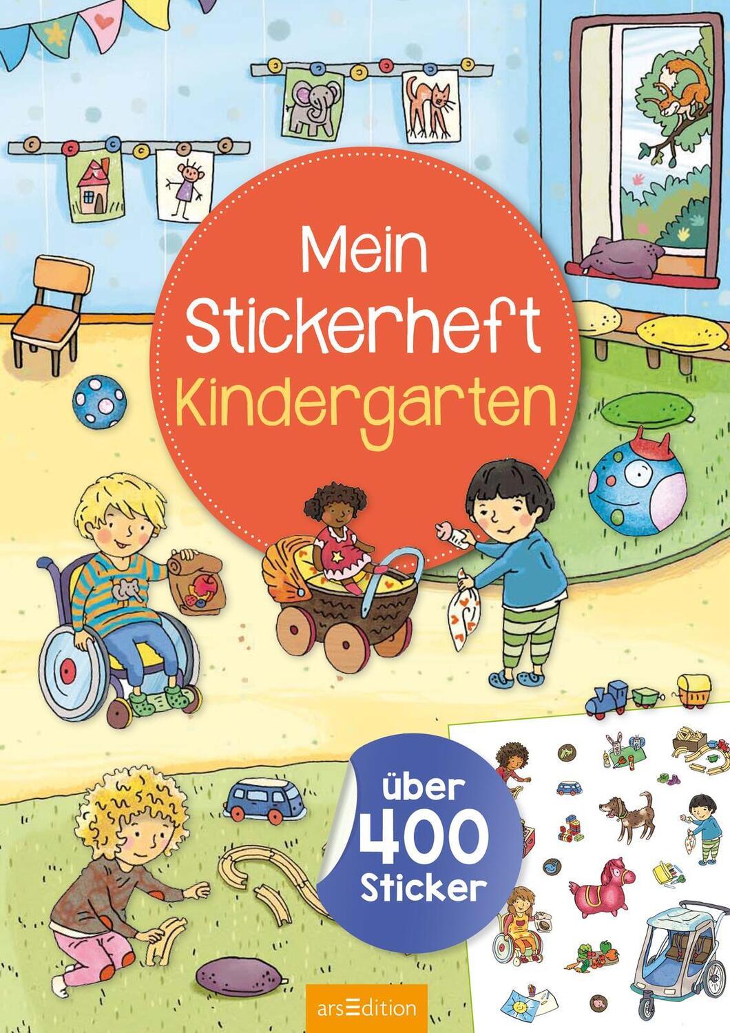 Bild: 9783845848518 | Mein Stickerheft - Kindergarten | Über 400 Sticker | Taschenbuch