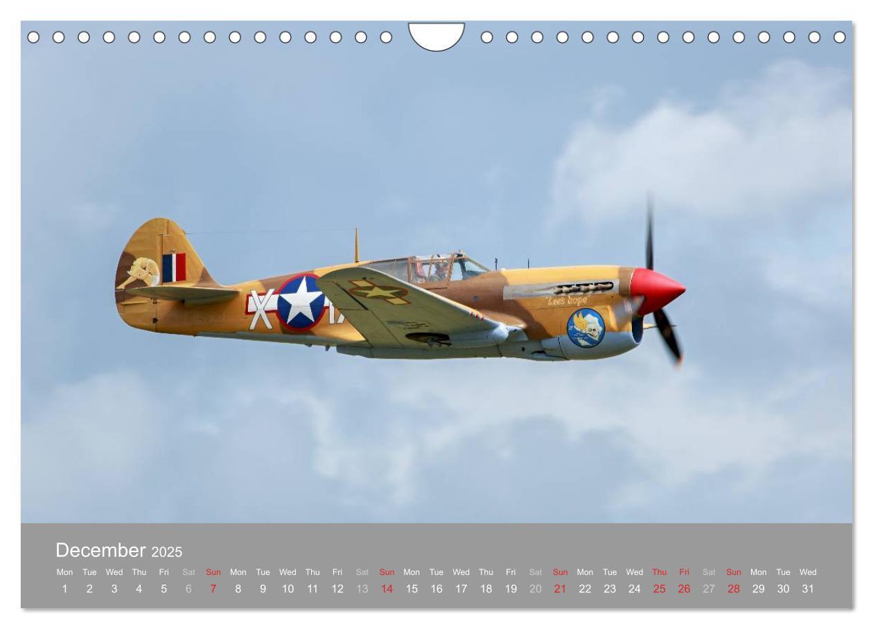 Bild: 9781325964604 | The Flying Legends (Wall Calendar 2025 DIN A4 landscape), CALVENDO...