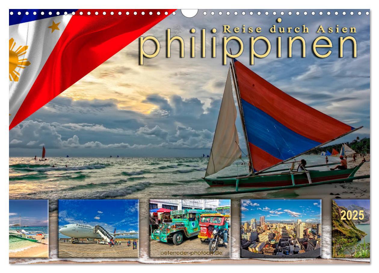 Cover: 9783435422890 | Reise durch Asien - Philippinen (Wandkalender 2025 DIN A3 quer),...