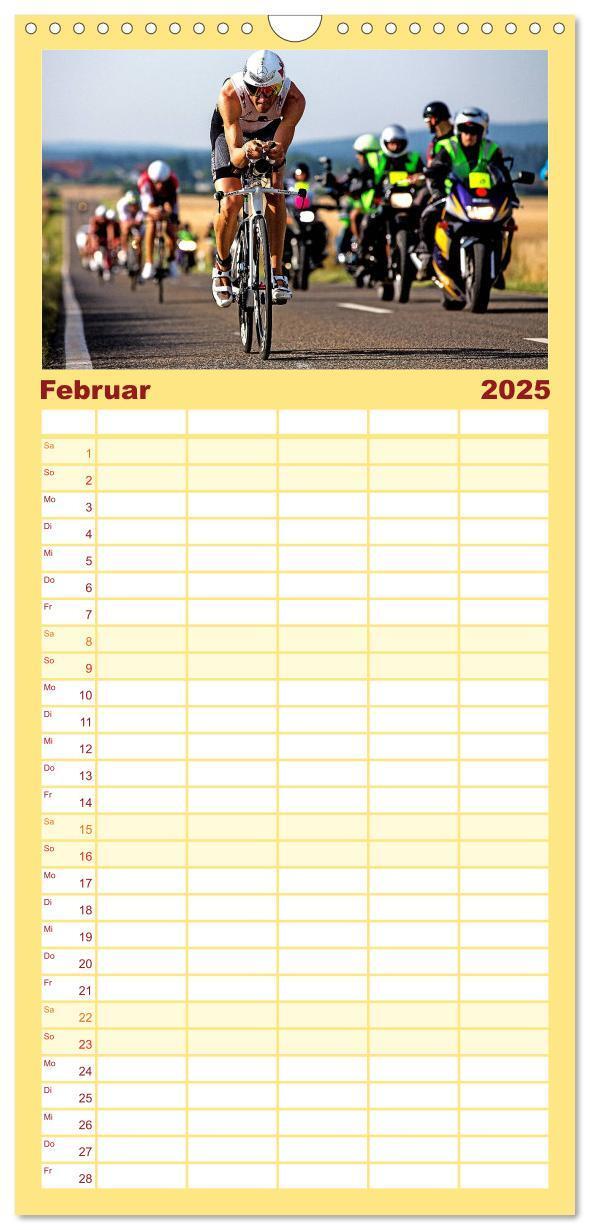 Bild: 9783457113325 | Familienplaner 2025 - TRIATHLON mit 5 Spalten (Wandkalender, 21 x...