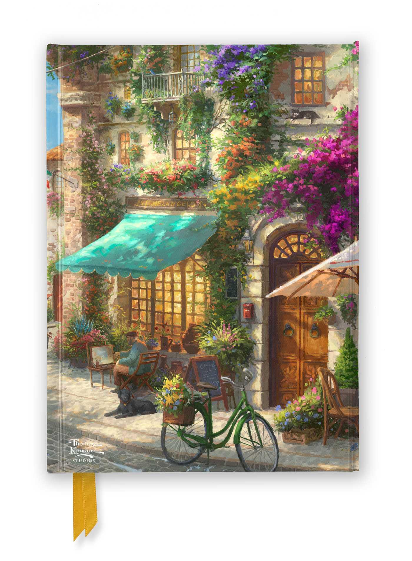 Cover: 9781804176504 | Thomas Kinkade Studios: Italian Café (Foiled Journal) | Publishing