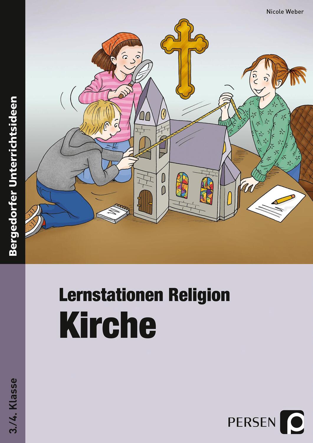 Cover: 9783403233329 | Lernstationen Religion: Kirche | 3. und 4. Klasse | Nicole Weber