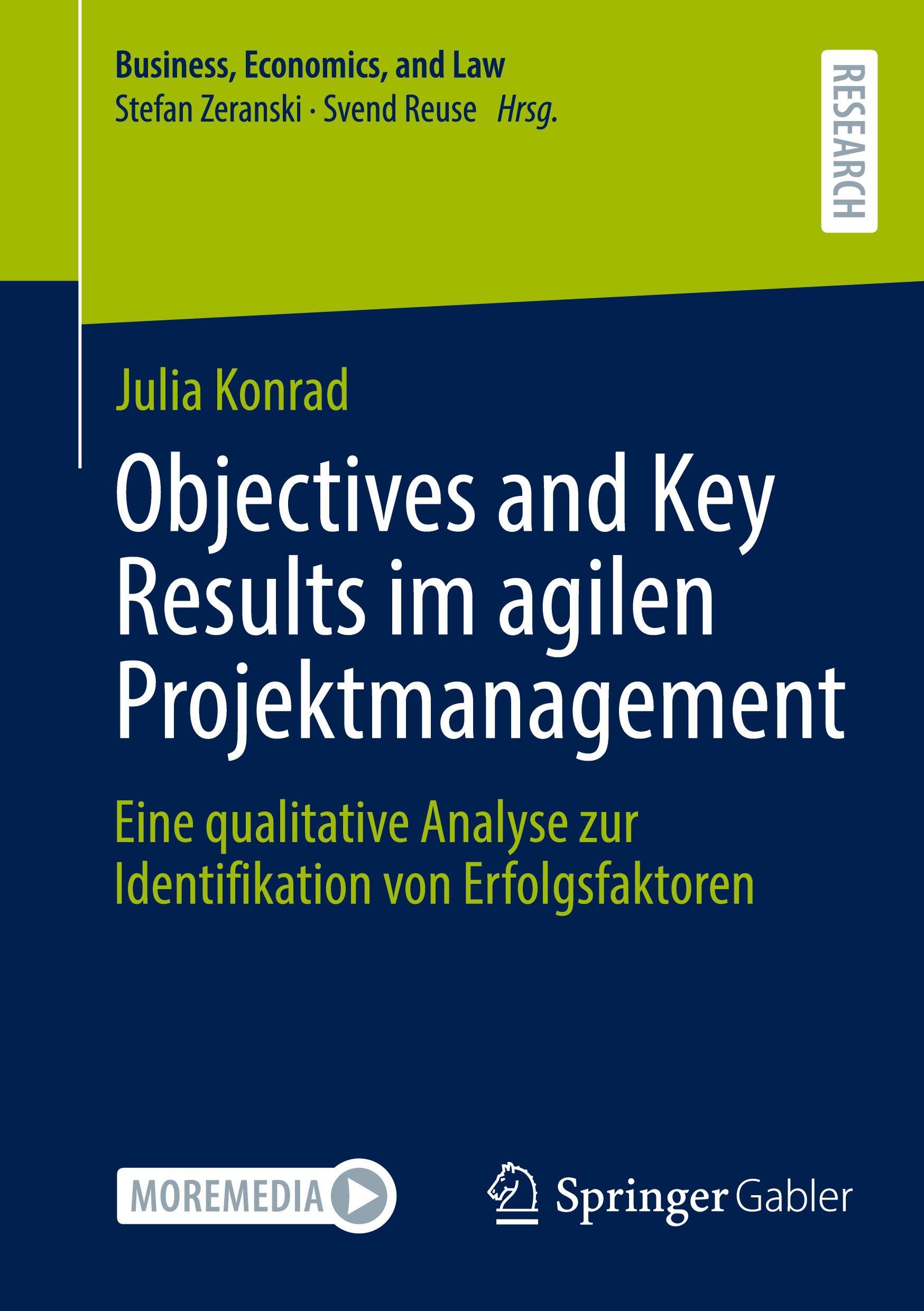 Cover: 9783658459055 | Objectives and Key Results im agilen Projektmanagement | Weber (u. a.)