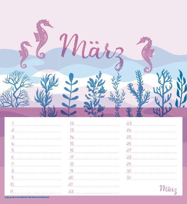 Bild: 9783731855927 | Geburtstagskalender Vitamin Sea | Korsch Verlag | Kalender | 13 S.