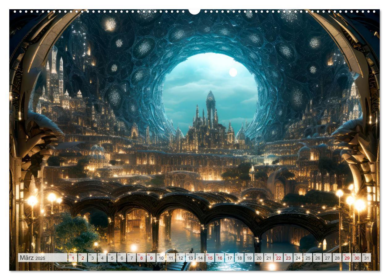 Bild: 9783383853265 | SCIENCE-FICTION Leben auf fernen Planeten (Wandkalender 2025 DIN A2...