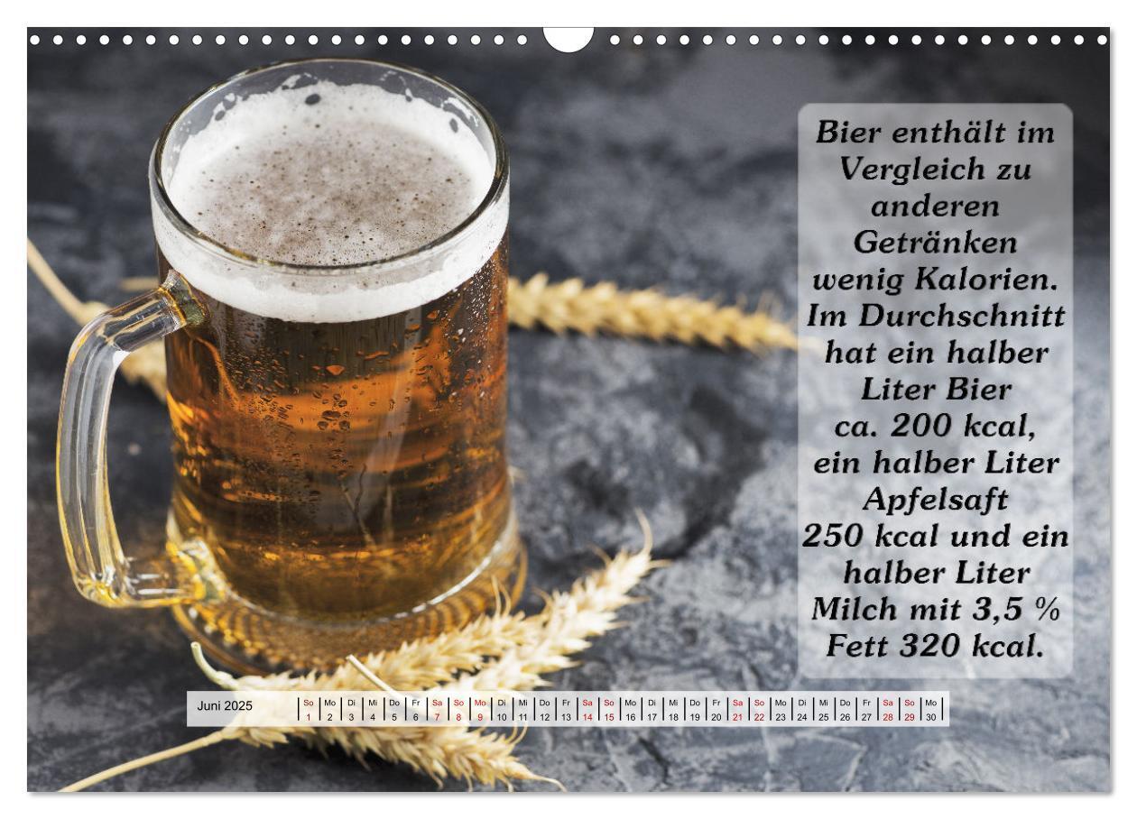 Bild: 9783435036806 | Wissenswertes über Bier (Wandkalender 2025 DIN A3 quer), CALVENDO...