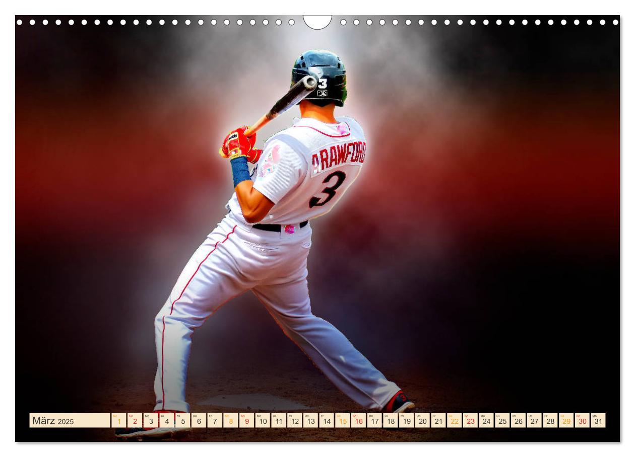 Bild: 9783435365401 | Baseball - Fight (Wandkalender 2025 DIN A3 quer), CALVENDO...