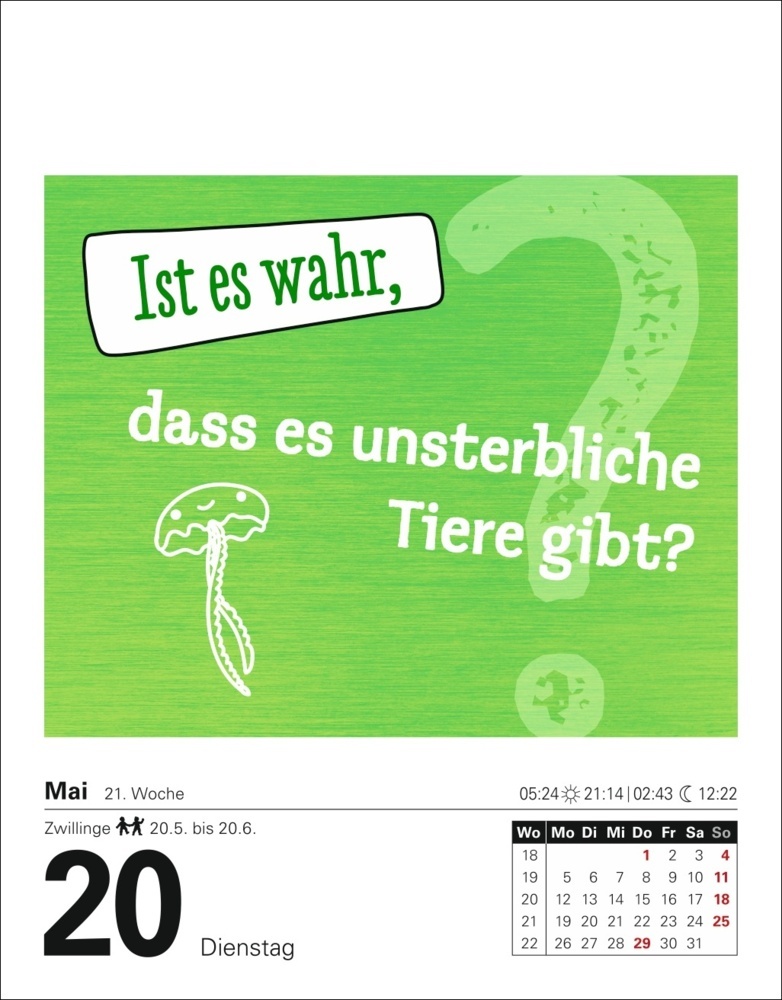 Bild: 9783840033933 | Ist es wahr, dass ...? Tagesabreißkalender 2025 - Alltagswissen auf...