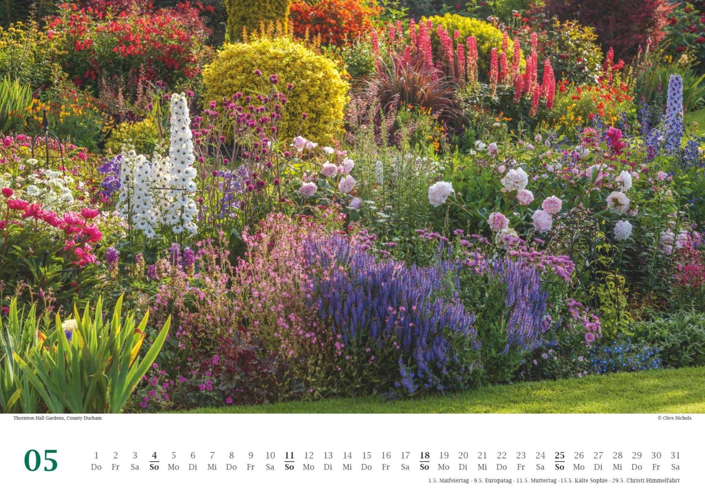 Bild: 4250809653617 | DUMONT - Traumhafte Gartenbeete 2025 Wandkalender, 42x29,7cm,...