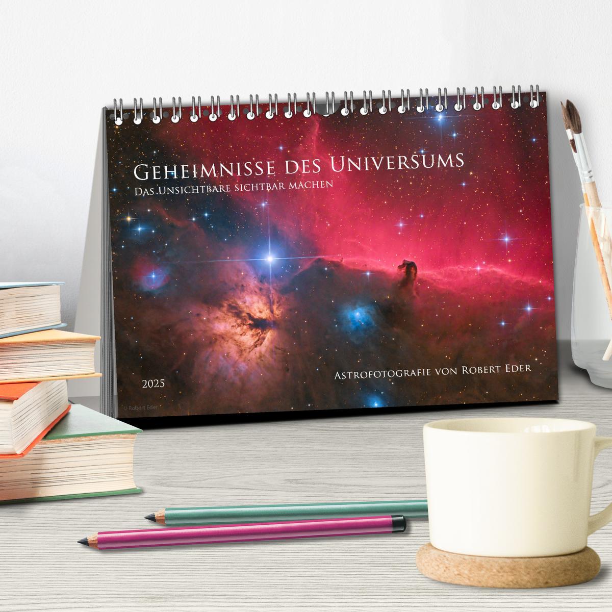 Bild: 9783435012534 | Geheimnisse des Universums (Tischkalender 2025 DIN A5 quer),...