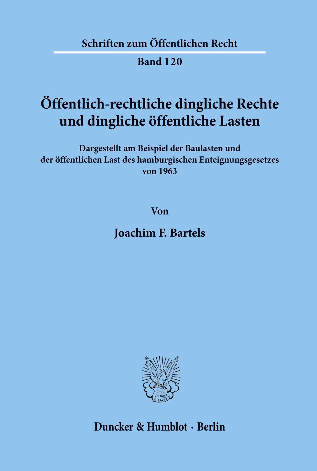 Cover: 9783428017713 | Öffentlich-rechtliche dingliche Rechte und dingliche öffentliche...