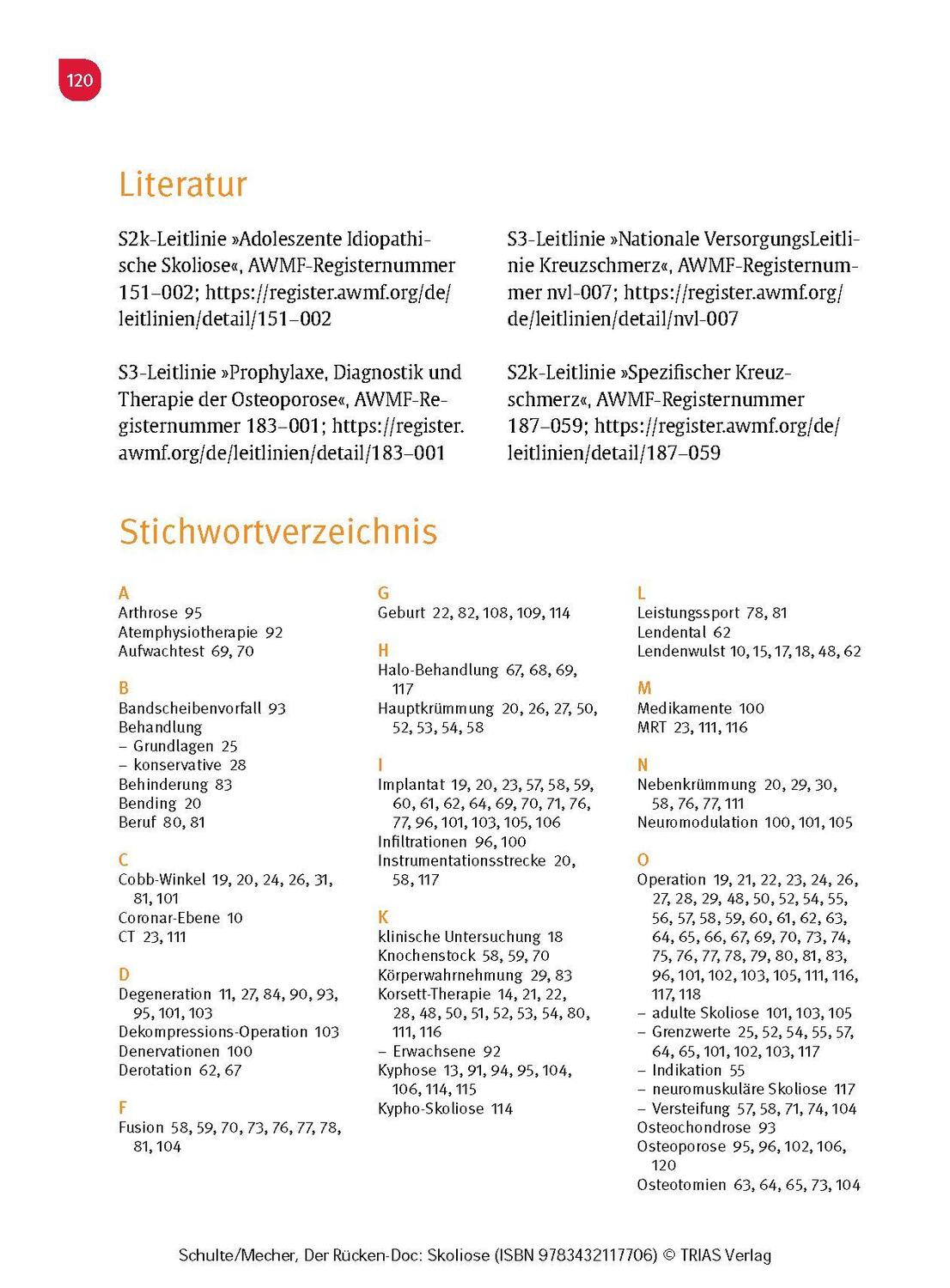 Bild: 9783432117706 | Der Rücken-Doc: Skoliose | Tobias L. Schulte (u. a.) | Taschenbuch