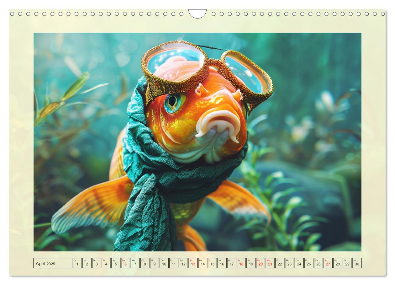 Bild: 9783435471652 | Fashion-Fisch. Die lustige Welt der Unterwasser-Mode (Wandkalender...