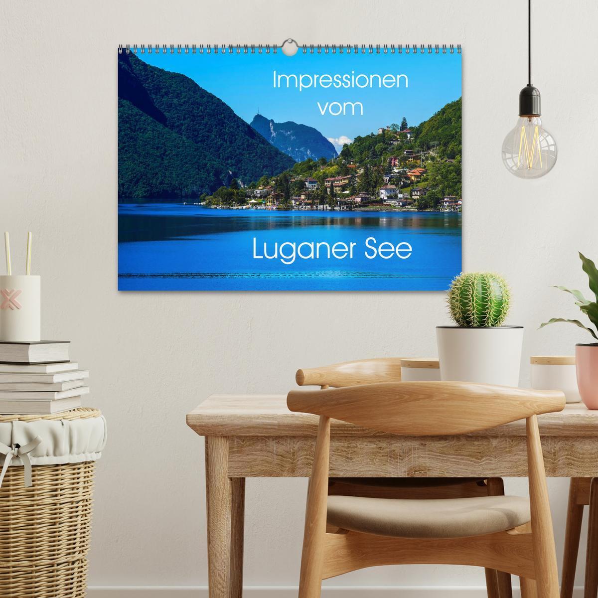 Bild: 9783435356492 | Impressionen vom Luganer See (Wandkalender 2025 DIN A3 quer),...