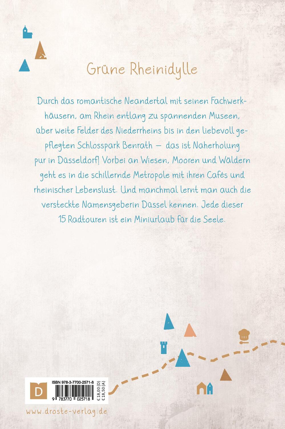 Rückseite: 9783770025718 | In und um Düsseldorf. Radeln für die Seele | Wohlfühltouren | Vorspel