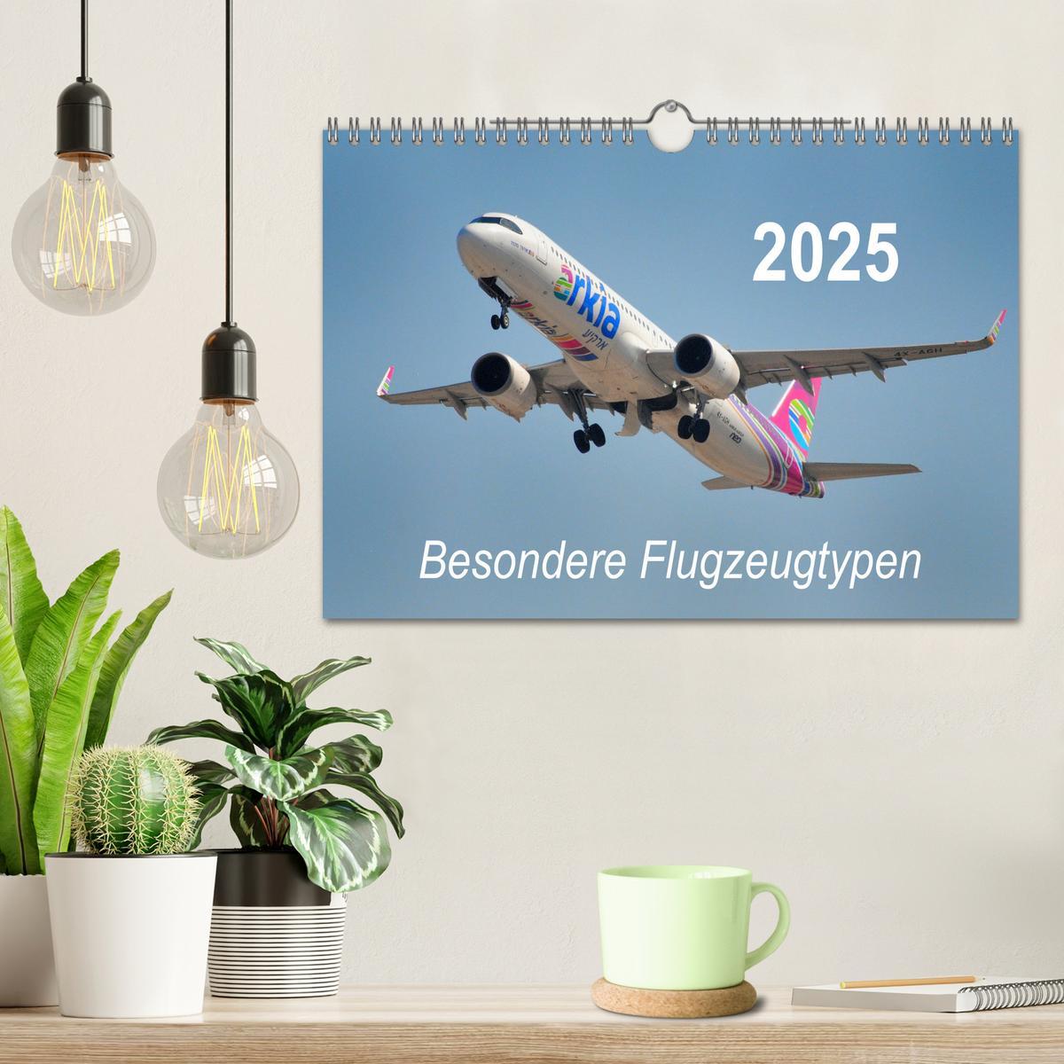 Bild: 9783435101061 | Besondere Flugzeugtypen (Wandkalender 2025 DIN A4 quer), CALVENDO...