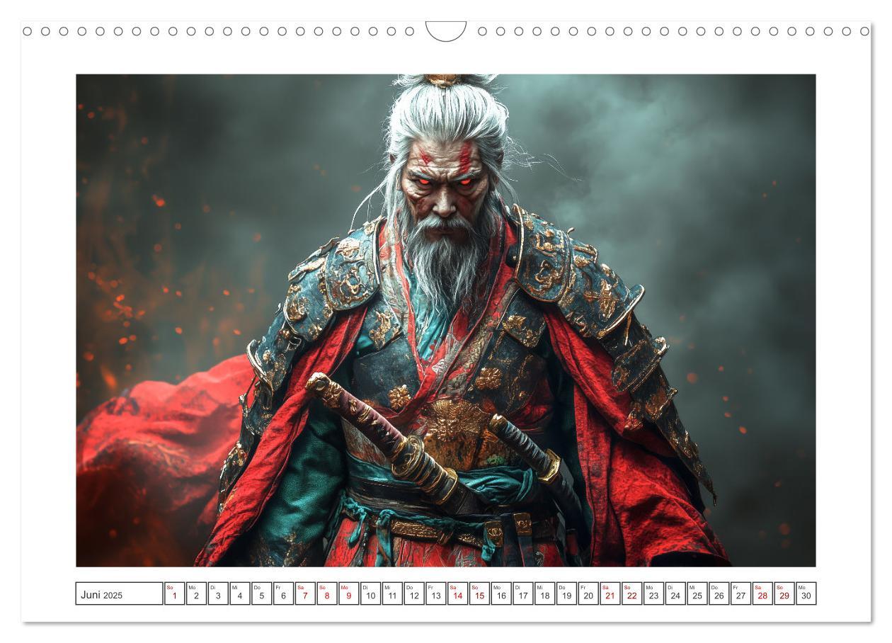 Bild: 9783457213032 | Mein Samurai (Wandkalender 2025 DIN A3 quer), CALVENDO Monatskalender