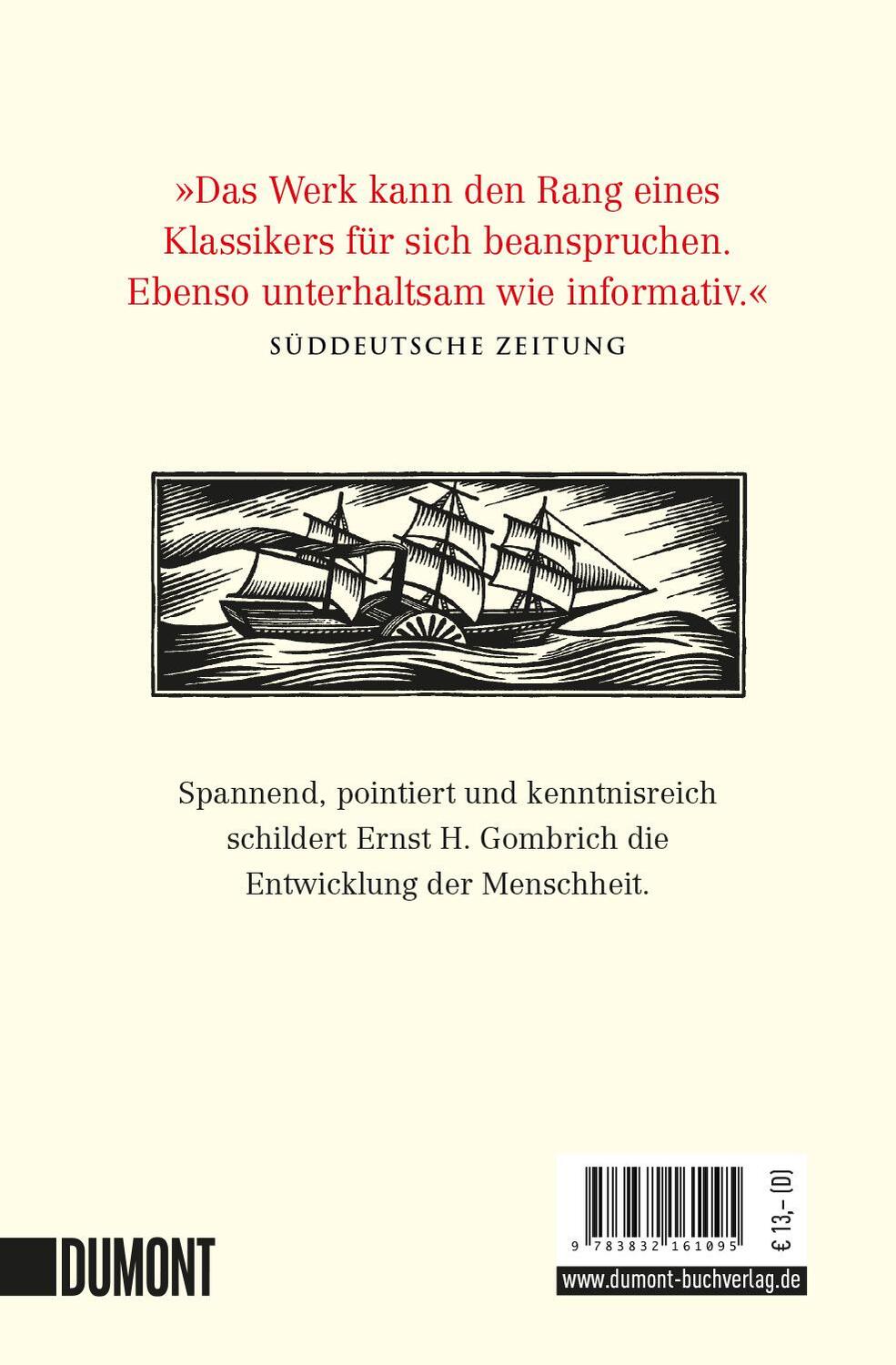 Rückseite: 9783832161095 | Eine kurze Weltgeschichte für junge Leser | Ernst H. Gombrich | Buch