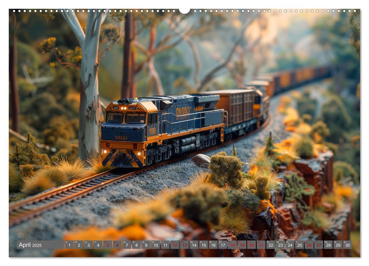 Bild: 9783435379903 | Modelleisenbahnen sind cool (Wandkalender 2025 DIN A2 quer),...