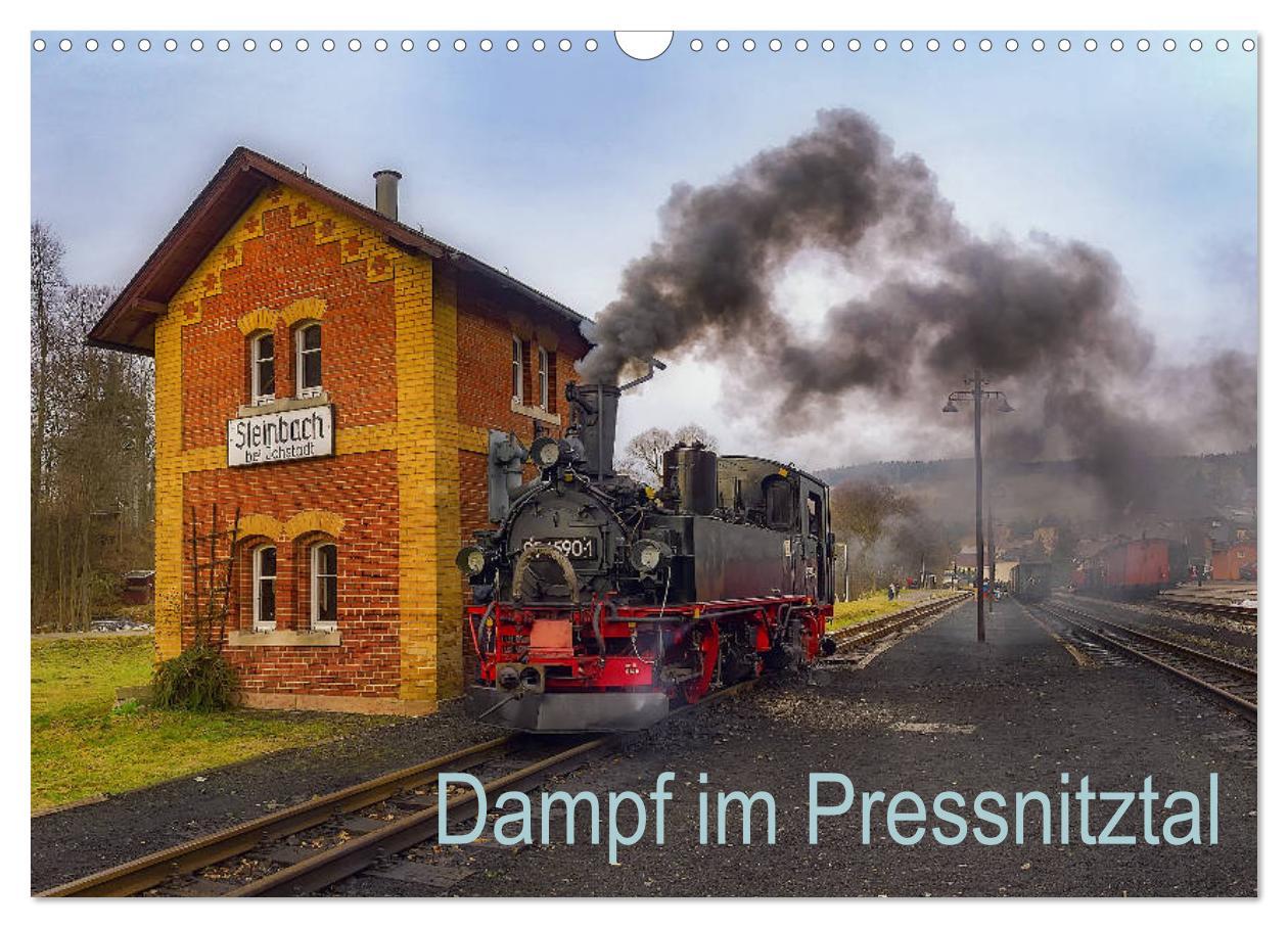 Cover: 9783435380657 | Dampf im Pressnitztal (Wandkalender 2025 DIN A3 quer), CALVENDO...