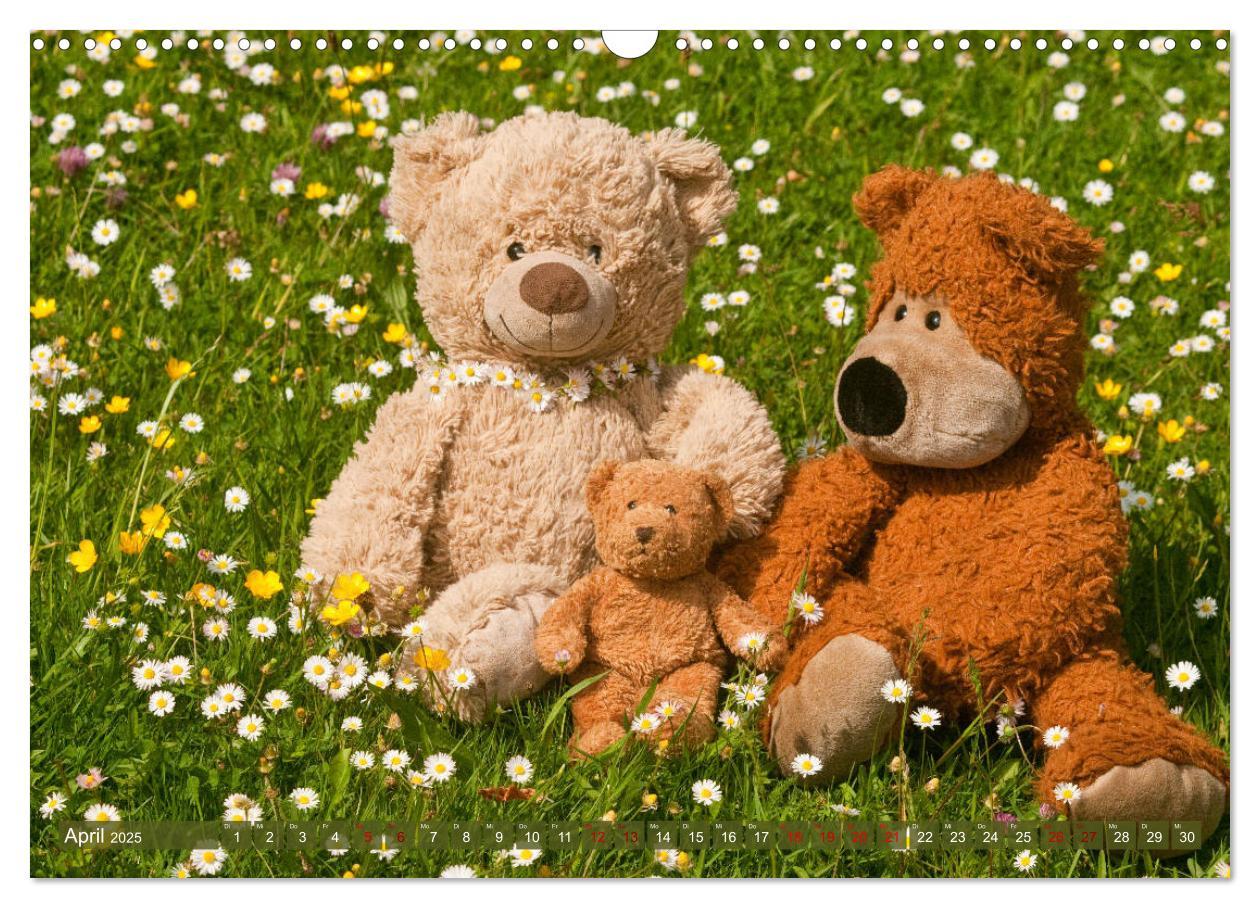 Bild: 9783435411832 | Kunterbunte Bärenwelt - Teddys (Wandkalender 2025 DIN A3 quer),...