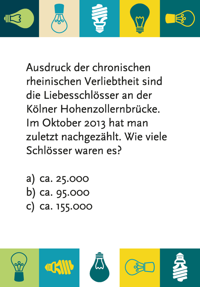 Bild: 4250364114660 | Unnützes Wissen, Rheinland Quiz (Spiel) | Johannes Wilkes | Spiel