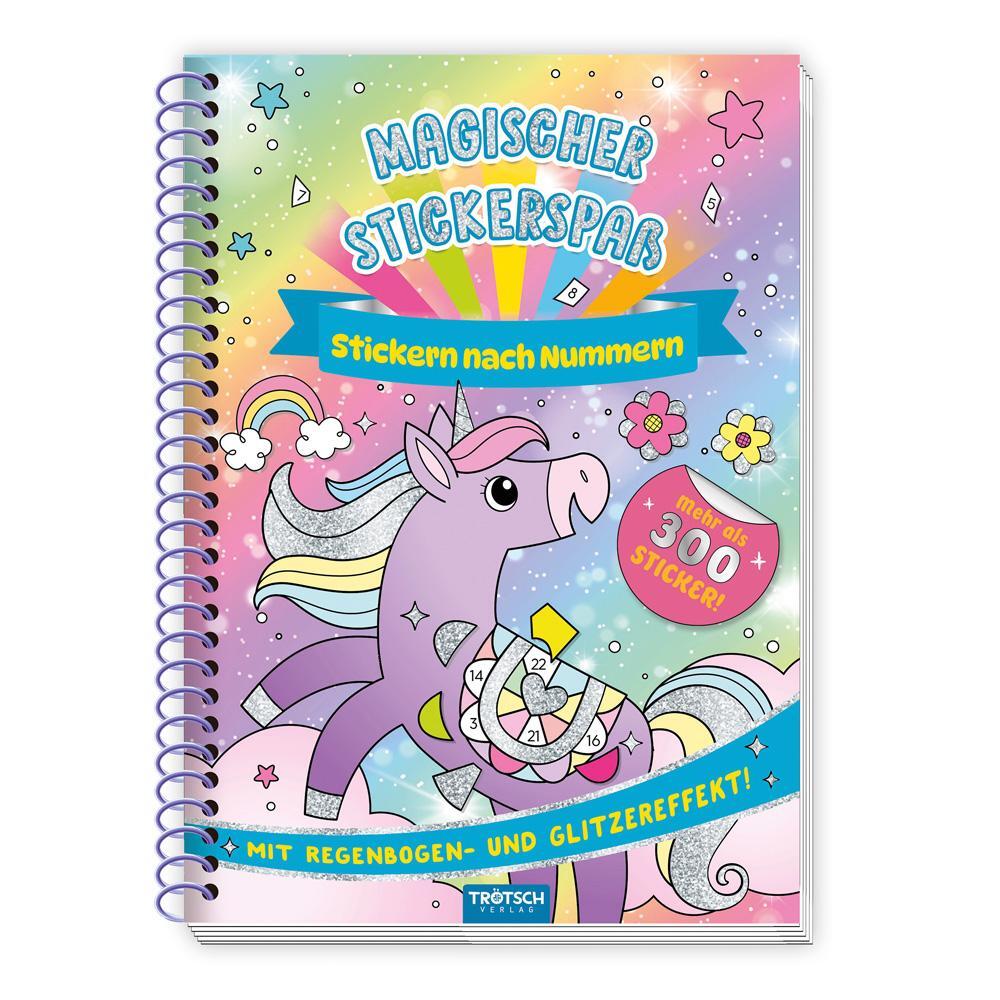 Cover: 9783988021533 | Trötsch Beschäftigungsbuch Stickerbuch Magischer Stickerspaß | KG