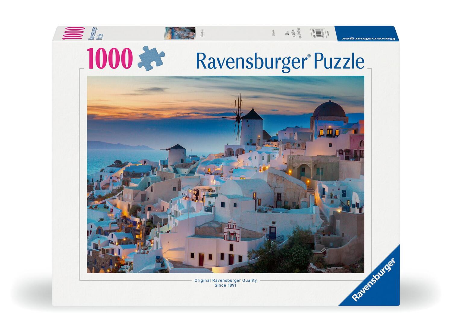 Cover: 4005555006633 | Ravensburger Puzzle 12000663 - Abend in Santorini, Griechenland -...