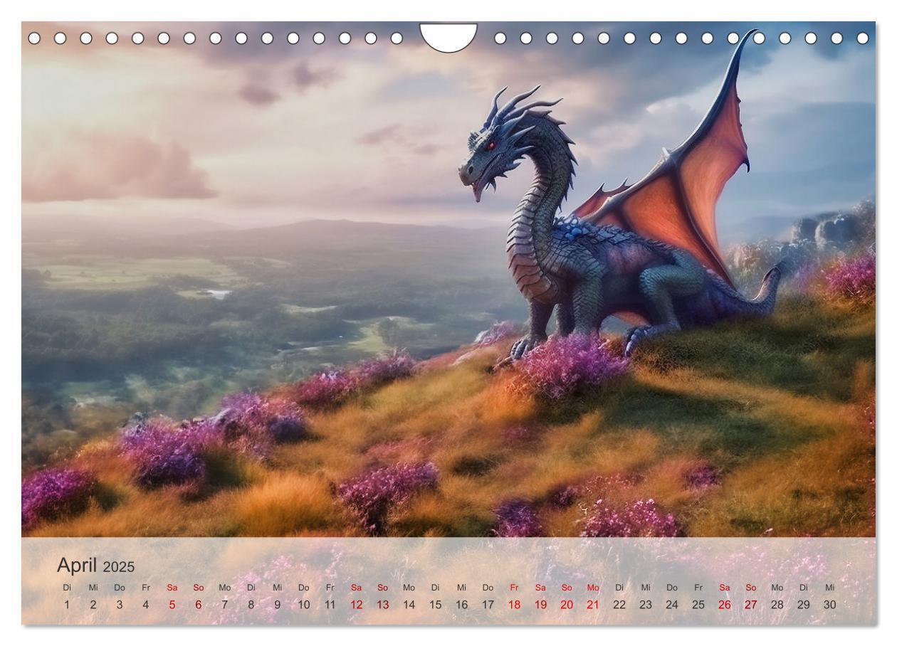 Bild: 9783383835506 | Im Land der schönen Drachen (Wandkalender 2025 DIN A4 quer),...