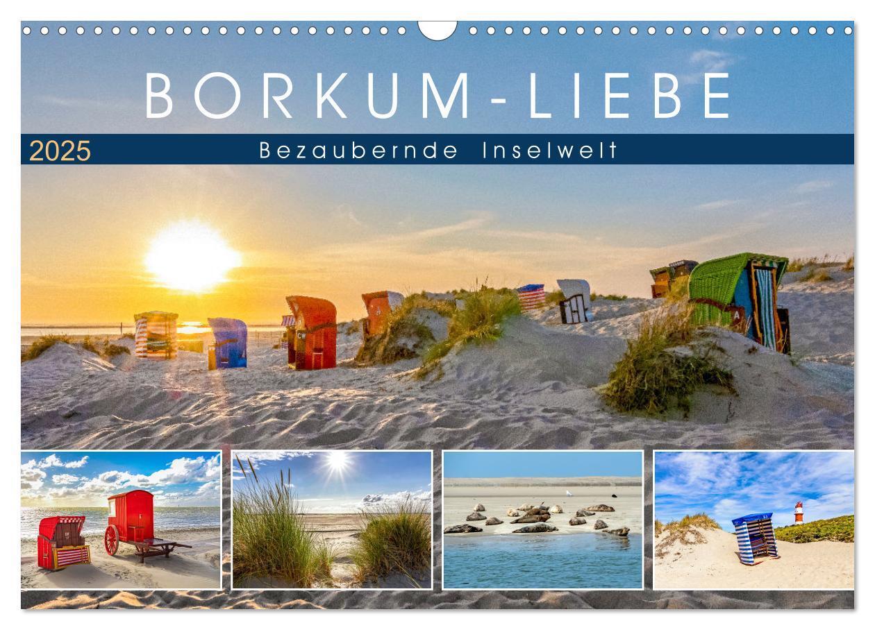 Cover: 9783435080885 | BORKUM-LIEBE (Wandkalender 2025 DIN A3 quer), CALVENDO Monatskalender