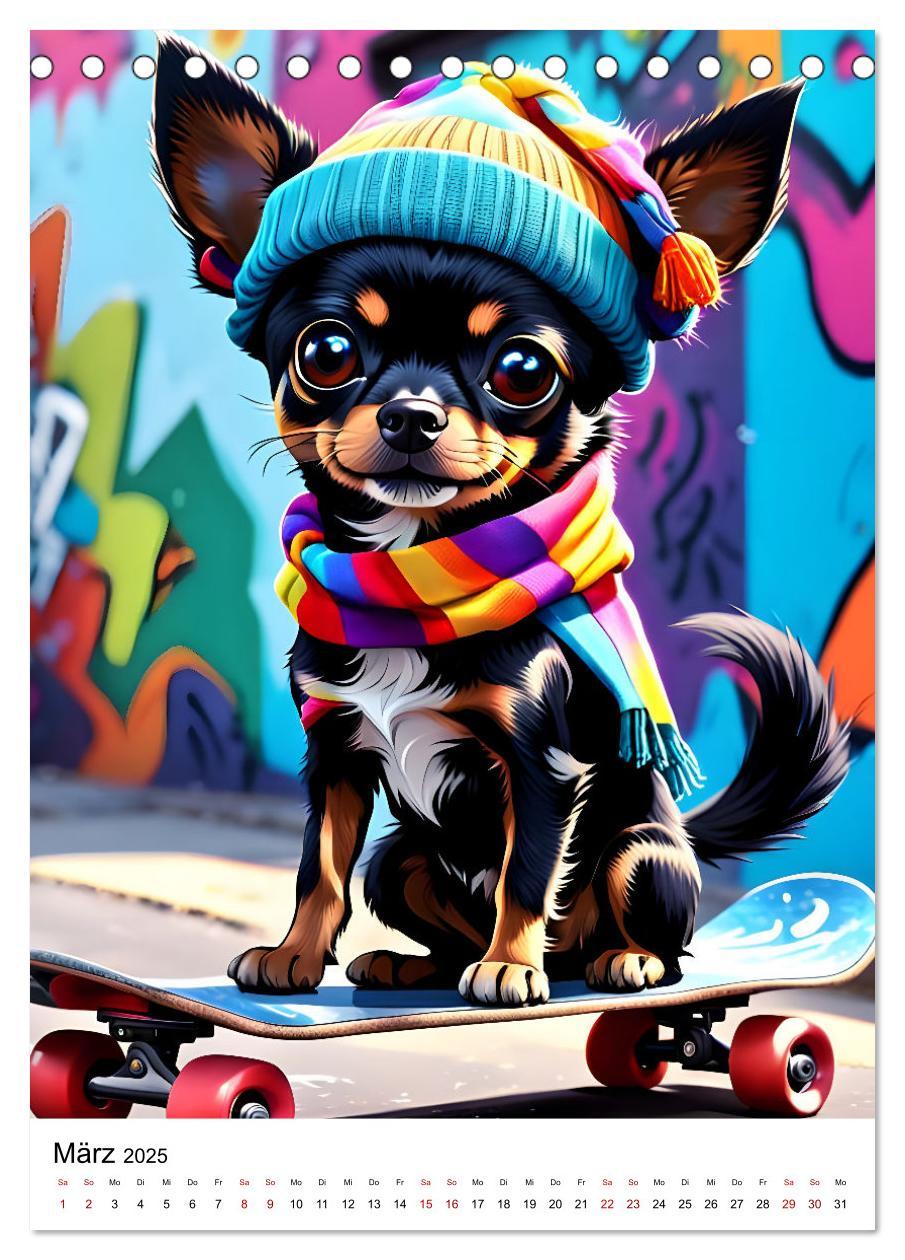 Bild: 9783457141762 | Chihuahua Outdoor Abenteuer (Tischkalender 2025 DIN A5 hoch),...