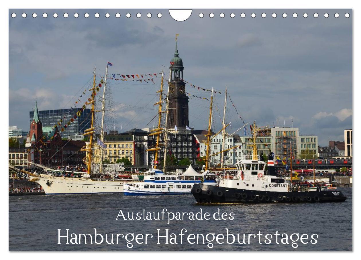 Cover: 9783435709564 | Auslaufparade des Hamburger Hafengeburtstages (Wandkalender 2025...